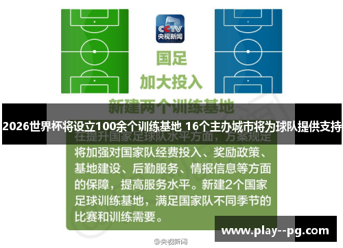 2026世界杯将设立100余个训练基地 16个主办城市将为球队提供支持